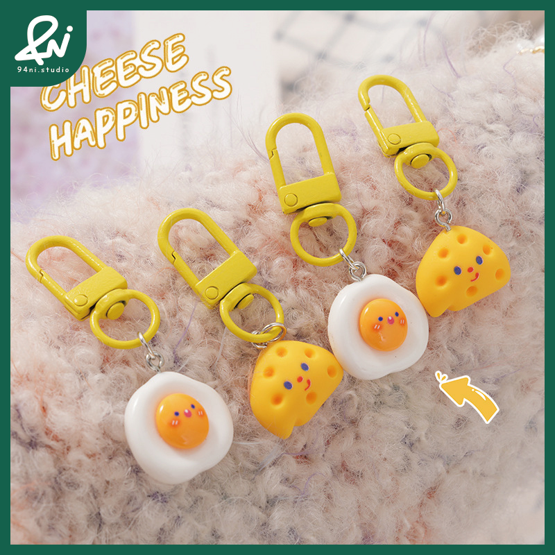 『台灣現貨』趣味食玩 仿真點心鑰匙扣 還原甜點外觀 可愛創意包包掛飾 小禮物造型配件掛件【94ni.studio】-細節圖4