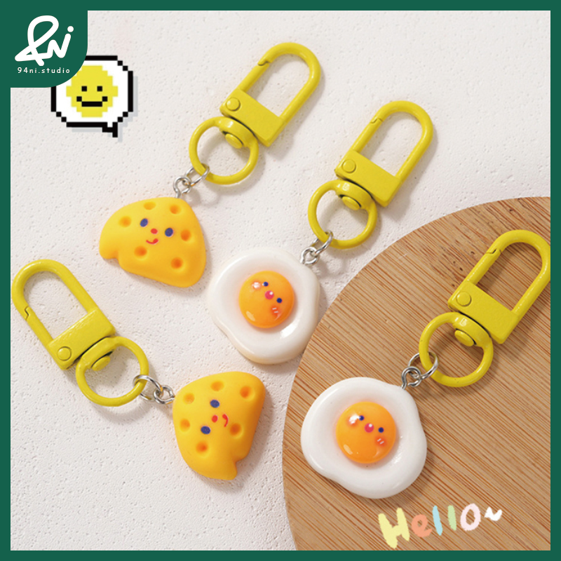 『台灣現貨』趣味食玩 仿真點心鑰匙扣 還原甜點外觀 可愛創意包包掛飾 小禮物造型配件掛件【94ni.studio】-細節圖5