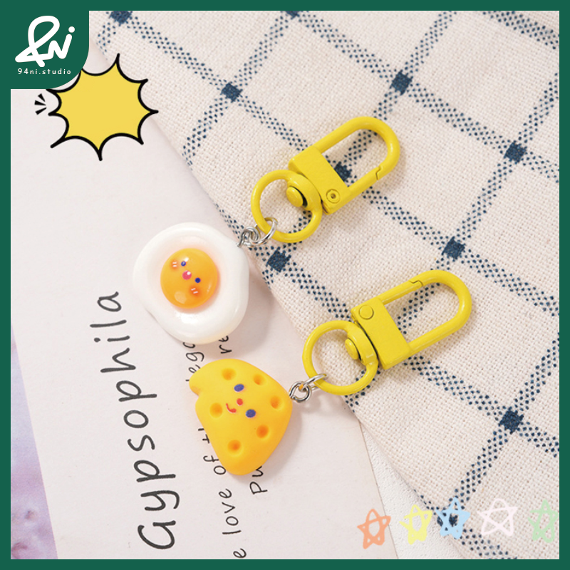 『台灣現貨』趣味食玩 仿真點心鑰匙扣 還原甜點外觀 可愛創意包包掛飾 小禮物造型配件掛件【94ni.studio】-細節圖6