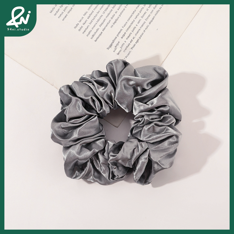 『台灣現貨』14cm緞面色丁大腸髮圈｜高質感絲滑布藝髮圈｜優雅氣質頭飾【94ni.studio】-規格圖11