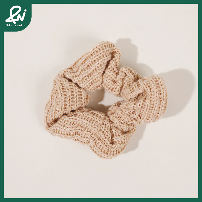 『台灣現貨』10.5cm針織大腸髮圈｜ins風紮髮髮飾｜氣質編織大腸圈【94ni.studio】-規格圖11