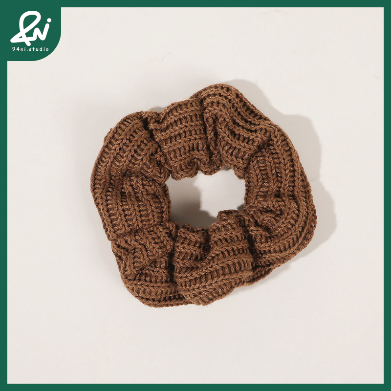 『台灣現貨』10.5cm針織大腸髮圈｜ins風紮髮髮飾｜氣質編織大腸圈【94ni.studio】-規格圖11