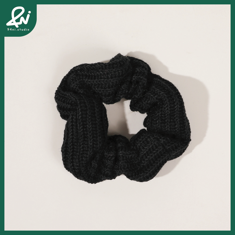 『台灣現貨』10.5cm針織大腸髮圈｜ins風紮髮髮飾｜氣質編織大腸圈【94ni.studio】-規格圖11