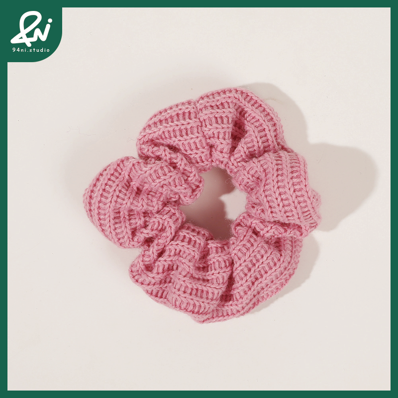 『台灣現貨』10.5cm針織大腸髮圈｜ins風紮髮髮飾｜氣質編織大腸圈【94ni.studio】-規格圖11