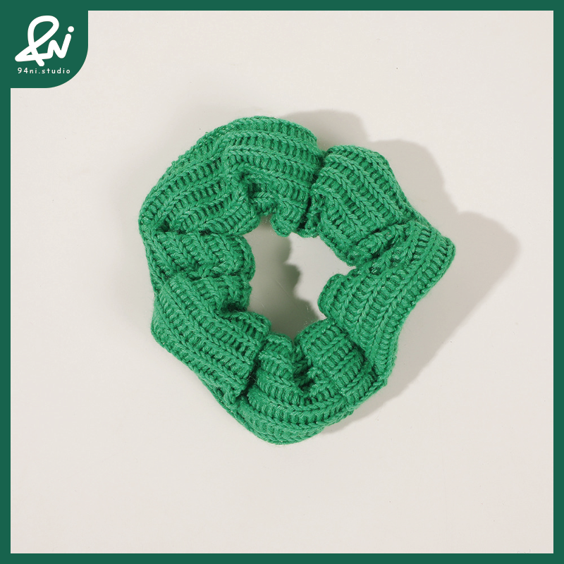 『台灣現貨』10.5cm針織大腸髮圈｜ins風紮髮髮飾｜氣質編織大腸圈【94ni.studio】-規格圖11