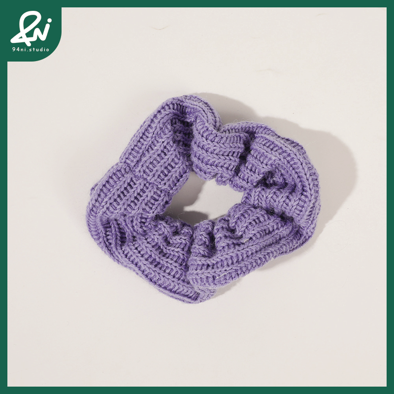 『台灣現貨』10.5cm針織大腸髮圈｜ins風紮髮髮飾｜氣質編織大腸圈【94ni.studio】-規格圖11