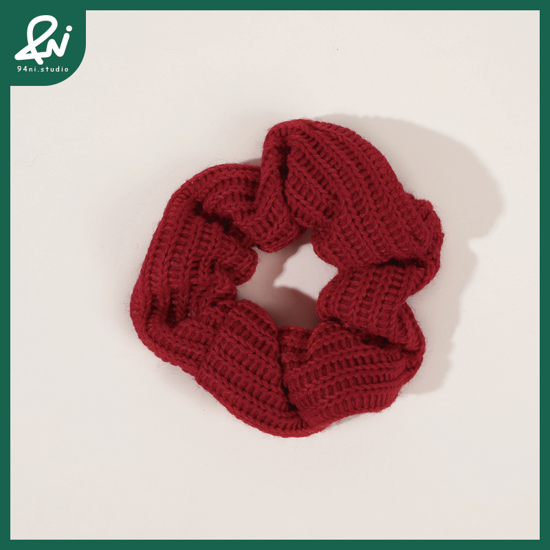 『台灣現貨』10.5cm針織大腸髮圈｜ins風紮髮髮飾｜氣質編織大腸圈【94ni.studio】-規格圖11