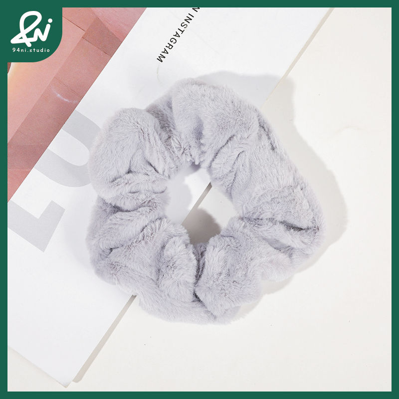 100仿兔毛灰色