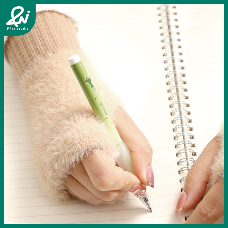 『台灣現貨』針織仿貂毛半指手套 保暖防寒 觸屏靈活 冬季必備 純色 長款 多色 半指手套【94ni.studio】-細節圖2