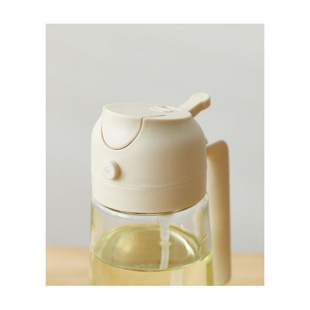 【168JAPAN】日本代購 3coins 噴霧油壺 2用噴油瓶 460ml 噴倒兩用 玻璃 醬料分裝 噴油 醬油瓶-細節圖6