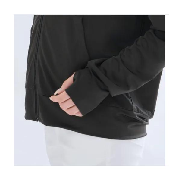 【168JAPAN】日本代購 UV CUT 接觸冷感 遮蓋臉部 帶帽簷 防曬衣 連帽外套 防曬外套 拉鍊式-細節圖4
