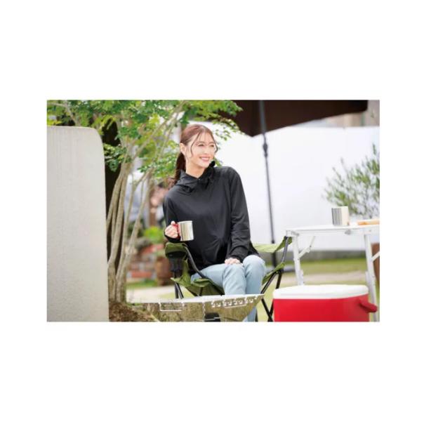 【168JAPAN】日本代購 UV CUT 接觸冷感 遮蓋臉部 帶帽簷 防曬衣 連帽外套 防曬外套 拉鍊式-細節圖5