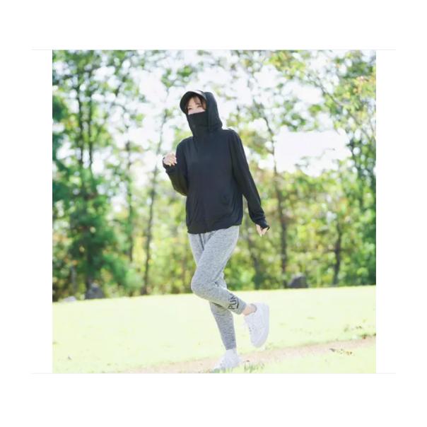【168JAPAN】日本代購 UV CUT 接觸冷感 遮蓋臉部 帶帽簷 防曬衣 連帽外套 防曬外套 拉鍊式-細節圖7