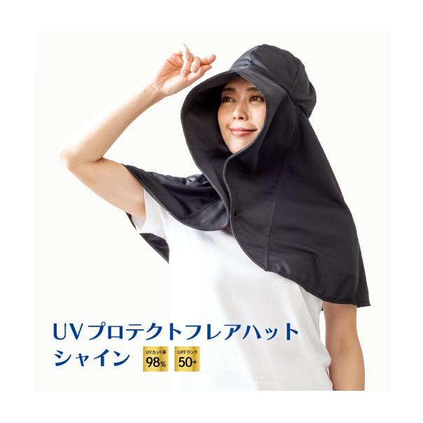 【168JAPAN】日本代購 Alphax UV 涼感UV防護喇叭帽 水陸兩用 斗篷 360 度保護-細節圖4