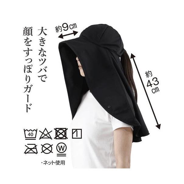 【168JAPAN】日本代購 Alphax UV 涼感UV防護喇叭帽 水陸兩用 斗篷 360 度保護-細節圖7