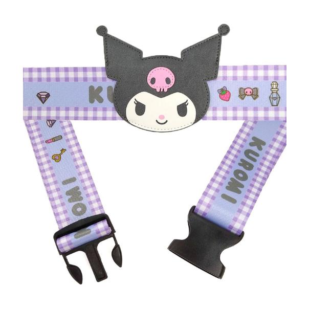 【168JAPAN】日本代購 Sanrio 三麗鷗 行李箱帶 大臉款 行李箱束帶 行李箱綁帶 行李帶 可調式 行李吊牌-細節圖3