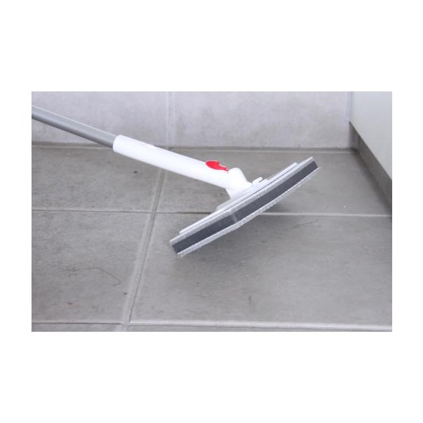 【168JAPAN】日本代購 aisen 玄關伸縮清潔刷 CVB01 平板拖把 可替換 伸縮長桿 清潔拖把-細節圖5