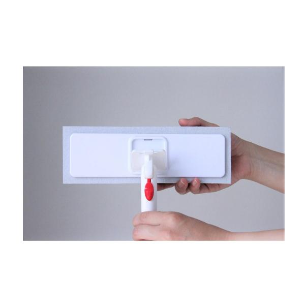 【168JAPAN】日本代購 aisen 玄關伸縮清潔刷 CVB01 平板拖把 可替換 伸縮長桿 清潔拖把-細節圖6