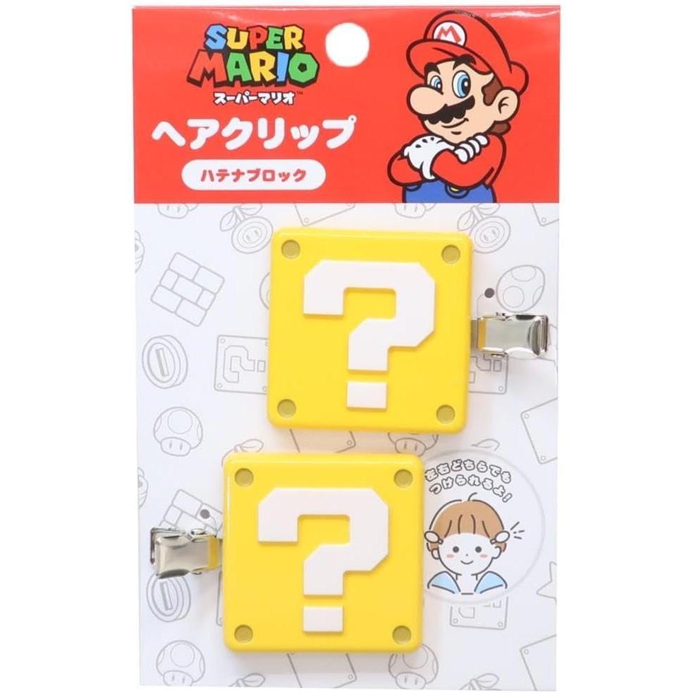 【168JAPAN】日本代購 馬力歐兄弟 造型 瀏海髮夾 兩入組 超級瑪莉歐 髮夾 髮飾 小鐵夾 造型髮夾-細節圖2