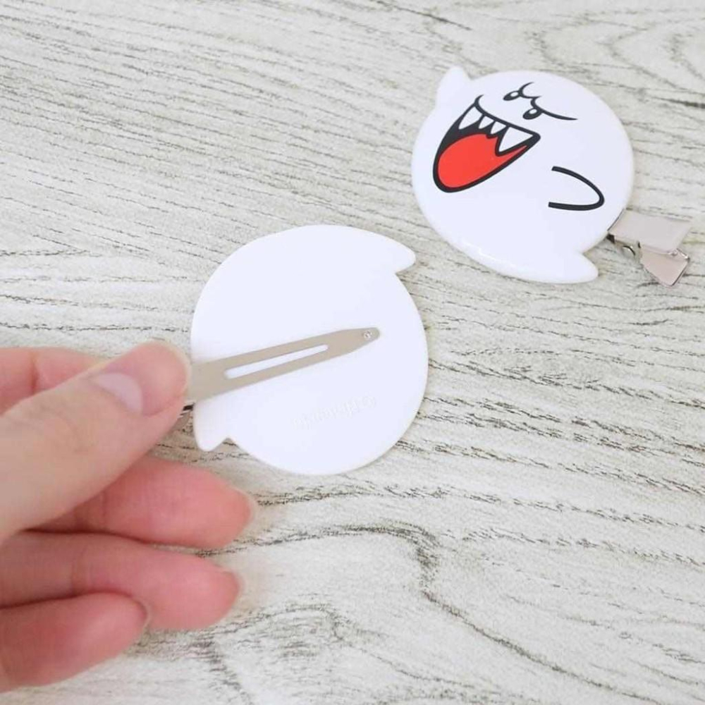 【168JAPAN】日本代購 馬力歐兄弟 造型 瀏海髮夾 兩入組 超級瑪莉歐 髮夾 髮飾 小鐵夾 造型髮夾-細節圖5