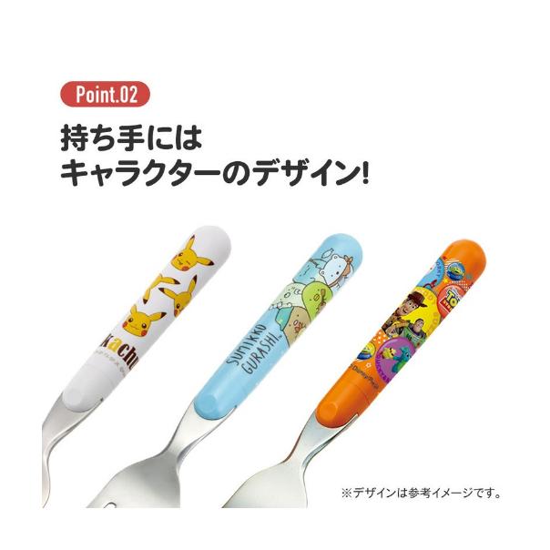 【168JAPAN】日本製 skater 皮卡丘 不鏽鋼湯匙 SR1 不鏽鋼叉子 FR1 湯匙 叉子 不鏽鋼 環保餐具-細節圖4