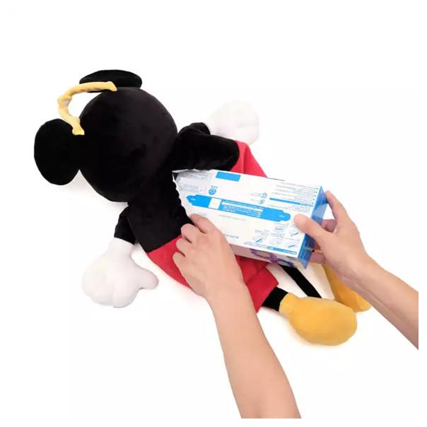 【168JAPAN】日本代購 迪士尼 disney 可掛式面紙套 汽車可用 20x45cm 造型面紙套 毛絨公仔-細節圖7
