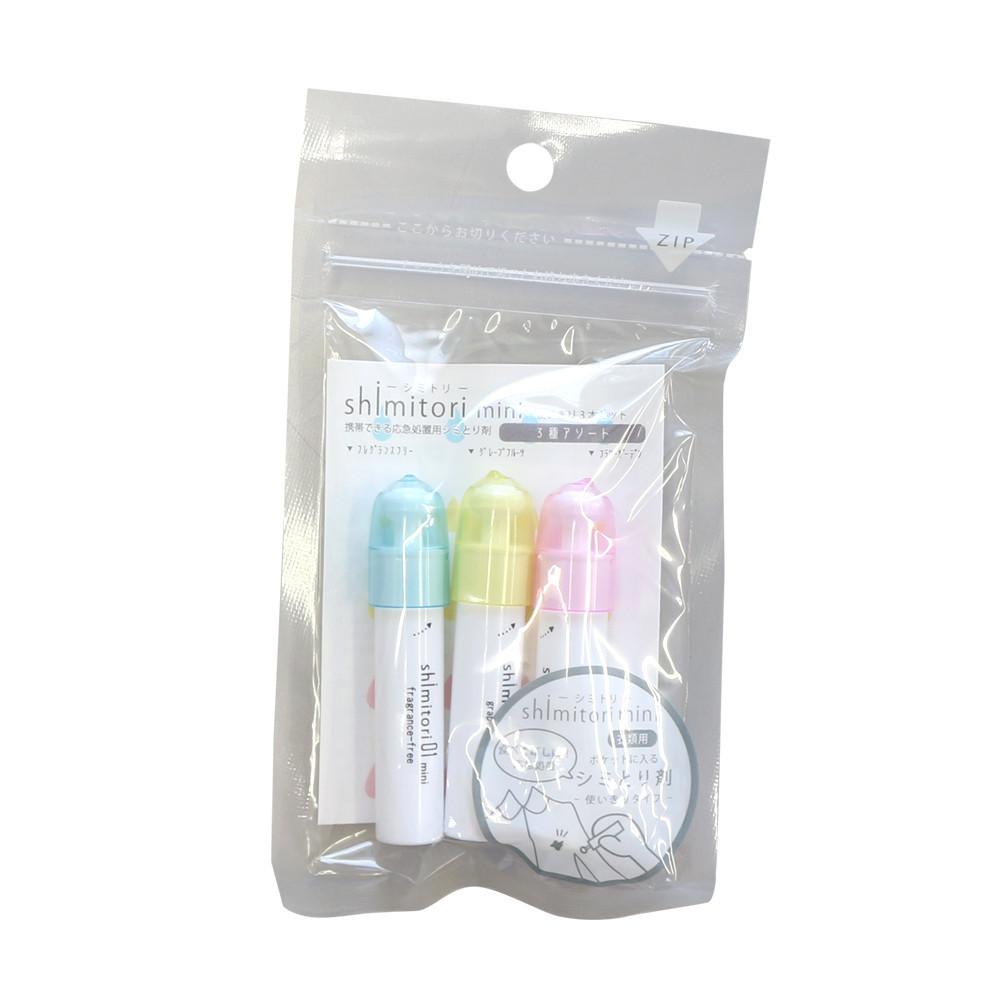 【168JAPAN】日本製 Shimitori 迷你隨身去汙筆 (3ml x 3) 綜合 無香 隨身 去漬筆 去污筆-細節圖4