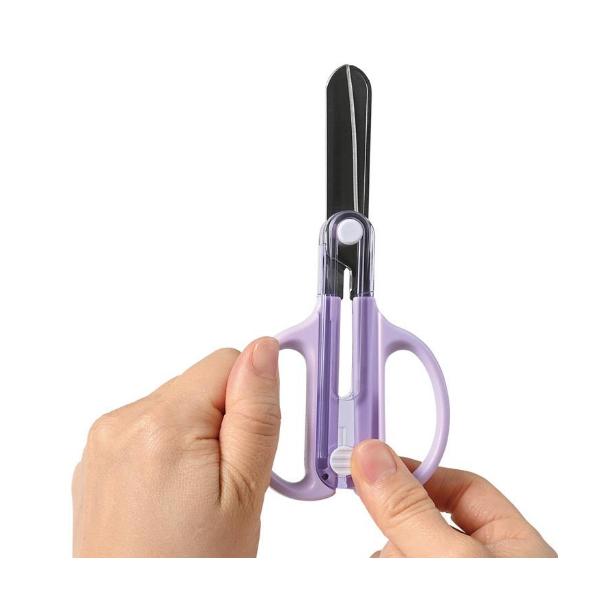 【168JAPAN】日本代購 Kutsuwa STAD 兒童安全剪刀 SS122 連帽剪刀 安全剪刀 兒童用 左手剪刀-細節圖7