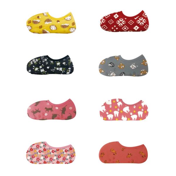 【168JAPAN】日本代購 MARUWA 丸和 居家刷毛襪 保暖襪 防滑襪 船型襪 室內拖鞋 21-25cm-細節圖2