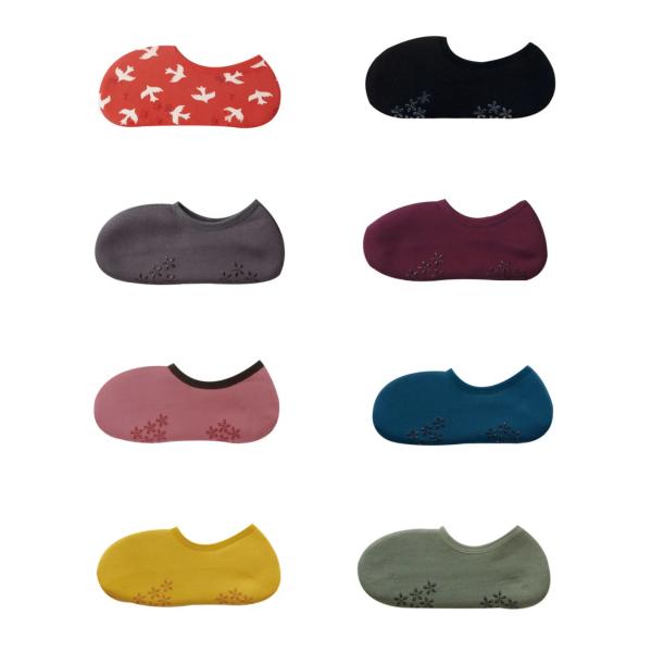 【168JAPAN】日本代購 MARUWA 丸和 居家刷毛襪 保暖襪 防滑襪 船型襪 室內拖鞋 21-25cm-細節圖3