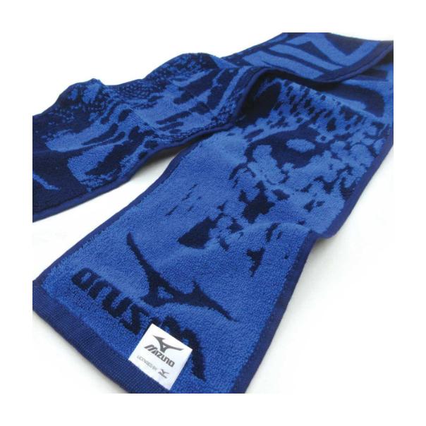 【168JAPAN】日本代購MIZUNO 運動毛巾 花紋款 長運動毛巾15x120cm 長毛巾 純棉 運動 毛巾-細節圖2