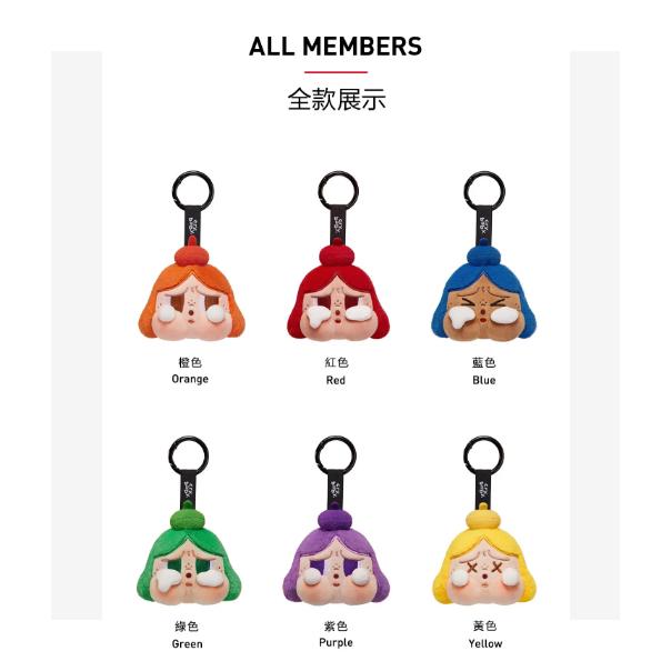 【168JAPAN】pop mart 泡泡瑪特 CryBaby Cheer Up BABY毛絨掛件盲盒 吊飾 盲盒-細節圖6