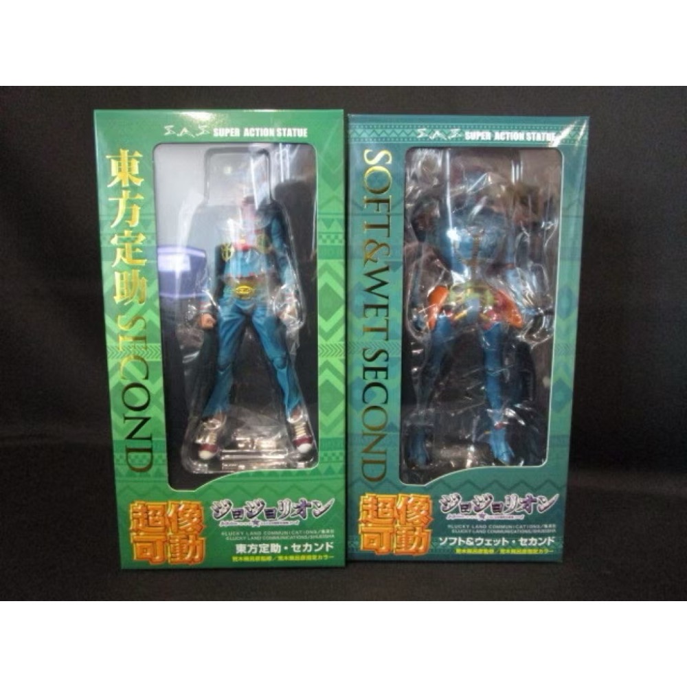 ［兩隻售價］［現貨］[日版 全新] JoJo 的奇妙冒險第 超像可動 東方定助 Soft&Wet 藍色-細節圖2