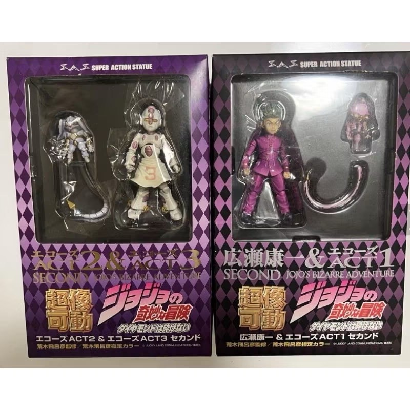 ［兩隻售價］[現貨]［日版 全新］超像可動 Jojo冒險野狼  廣瀨康一 回音 Act1,2,3 粉紅-細節圖2
