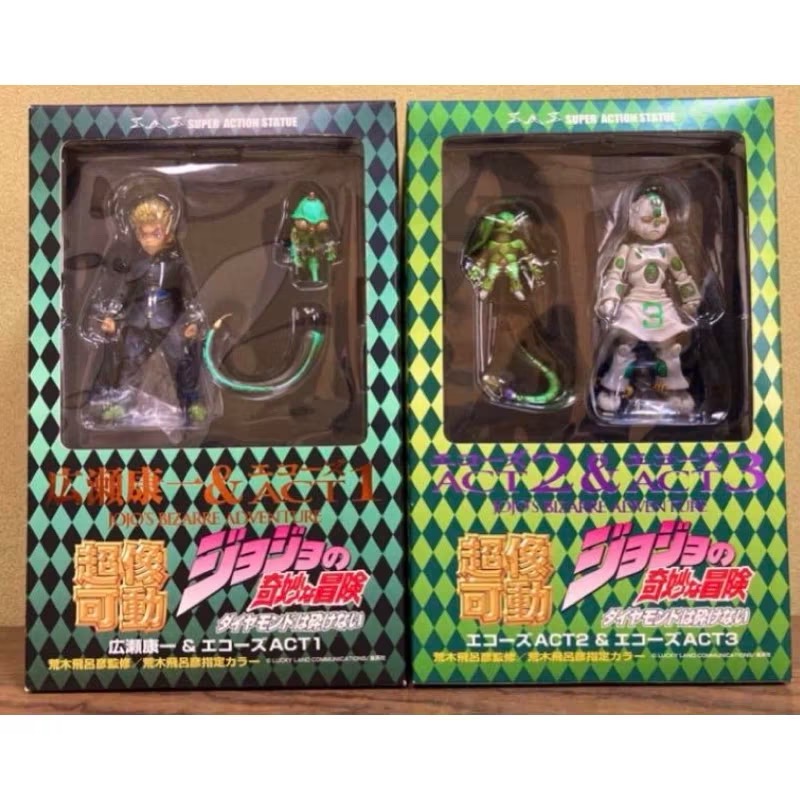 ［兩隻售價］[現貨]［日版 全新］超像可動 Jojo冒險野狼  廣瀨康一 回音 Act1,2,3 粉紅-細節圖2