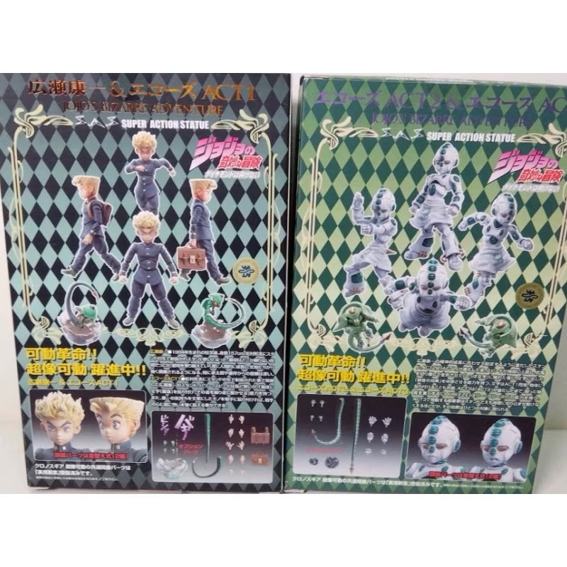 ［兩隻售價］[現貨]［日版 全新］超像可動 Jojo冒險野狼  廣瀨康一 回音 Act1,2,3 粉紅-細節圖3