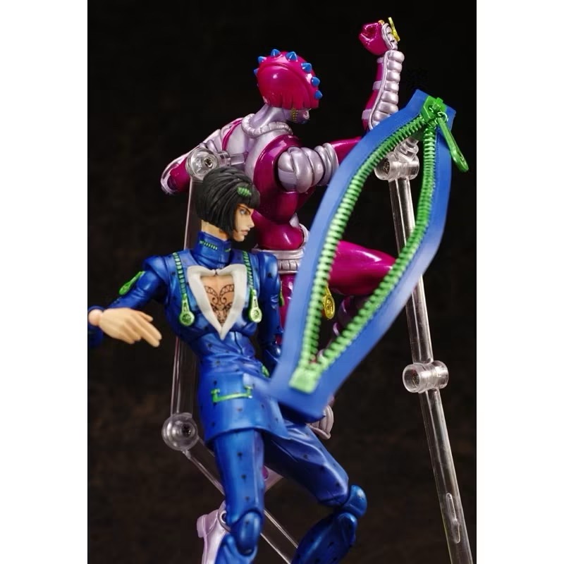 ［兩隻售價］[現貨]［日版 全新］超像可動 Jojo冒險野狼  廣瀨康一 回音 Act1,2,3 粉紅-細節圖8