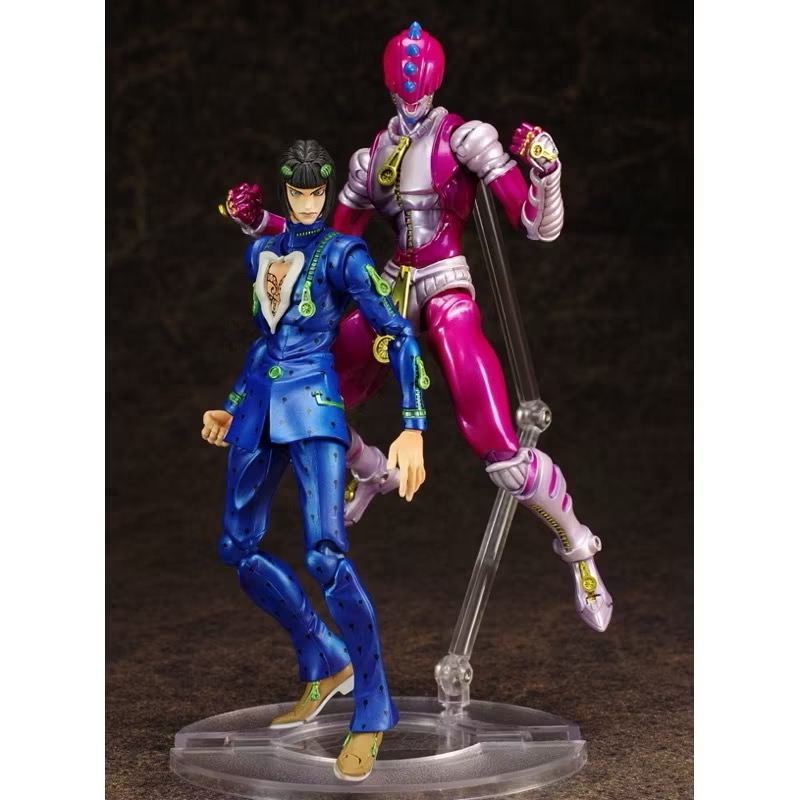 ［兩隻售價］[現貨]［日版 全新］超像可動 Jojo冒險野狼  廣瀨康一 回音 Act1,2,3 粉紅-細節圖9