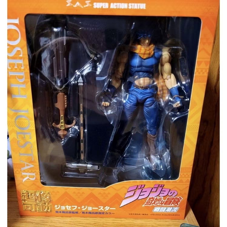 ［兩隻售價]［日版全新］［現貨］JoJo 的奇妙冒險 超像可動 二喬 喬瑟夫 西撒 套裝-細節圖2