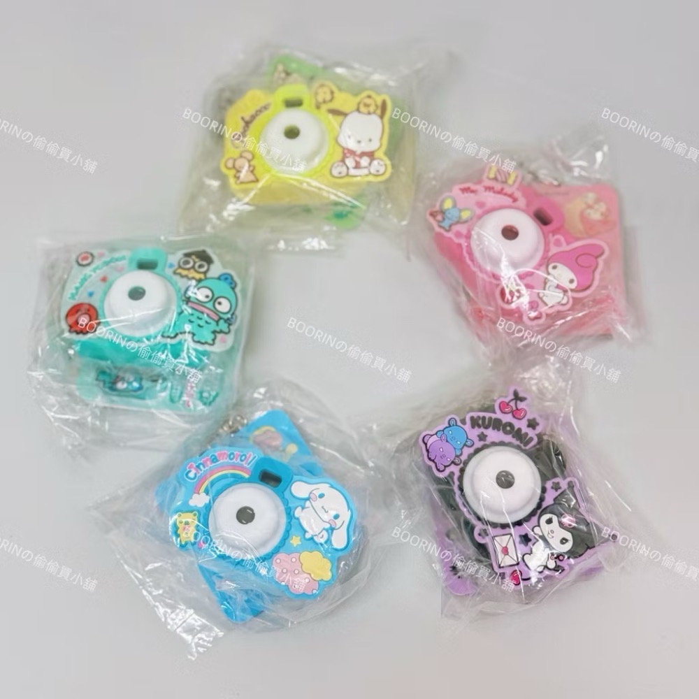 現貨｜BOORIN選物小店｜日本三麗鷗 幻燈片 復古相機微型玩具 三麗鷗吊飾 漢頓 庫洛米 帕恰狗-細節圖2
