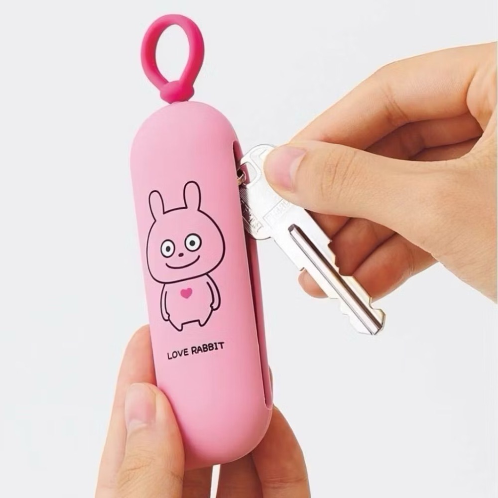 現貨｜BOORINの偷偷買|日本 西村裕二x LIHIT LAB. 鑰匙包 矽膠 鑰匙收納-細節圖5