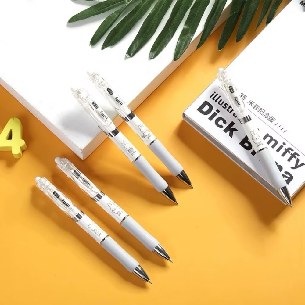 現貨｜BOORINの偷買｜晨光文具 Miffy 米菲兔 K-35 限定5支入禮盒 經典黑白款 中性筆 文具組 小紅書-細節圖5