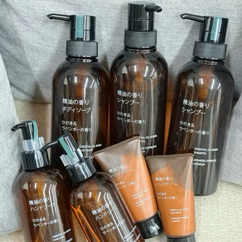 現貨｜BOORINの偷買｜日本 MUJI 日本無印良品 精油香氛 沐浴乳 精油洗髮精 洗手乳 精油護手霜 檜木 薰衣草-細節圖2
