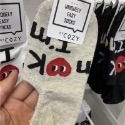 🔥 台灣現貨🔥 韓國女船襪 女隱形襪 甜美 字母 愛心 笑臉 淺口COZY 不掉跟襪 潮襪 學生襪 街頭 塗鴉-規格圖11