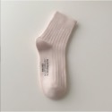 🔥台灣現貨🔥 粉色 女中筒襪 女襪 莫蘭迪色 短襪 棉襪 中筒襪 素色襪 潮流百搭 襪子 學生襪 文青 百搭-規格圖9