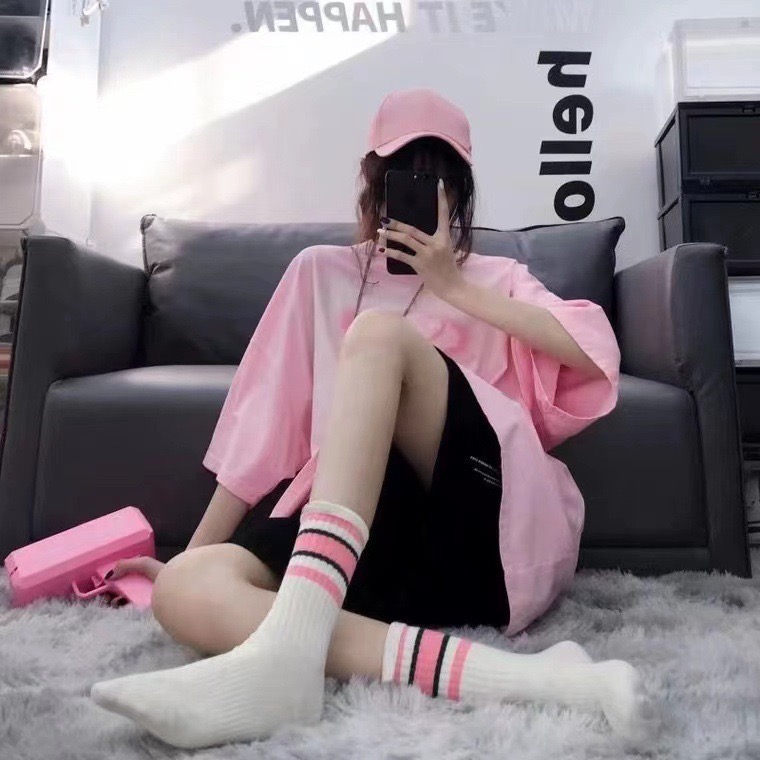 🔥24h出貨🔥女中筒襪 經典條紋襪 女長襪 女襪 女素色襪 學生襪 潮流女襪 時尚百搭 女棉襪 女白襪 女條紋-細節圖4