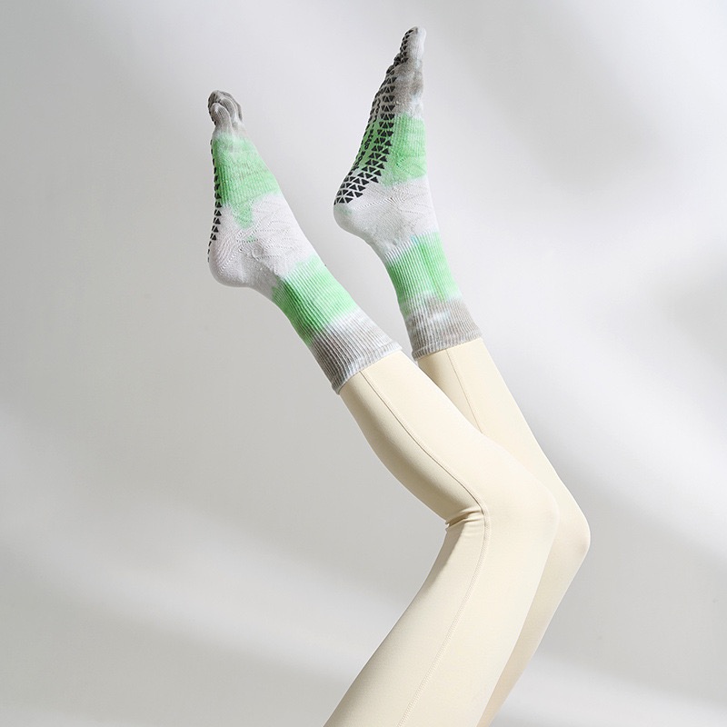 現貨 扎染 專業瑜伽襪 瑜伽防滑襪 皮拉提斯襪 瑜伽五指襪 五指防滑襪 健身襪 襪子女 女襪 止滑襪 防滑襪 運動襪-規格圖9