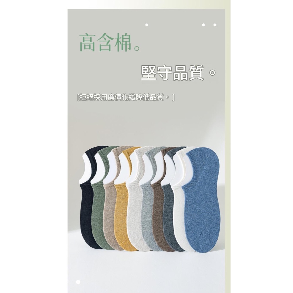 🔥24h出貨🔥男隱形襪 純棉襪 防臭抗菌 舒適透氣襪 高品質襪 男襪 船襪 柔軟好穿 素色襪 襪子男 男短襪 夏天襪-細節圖3