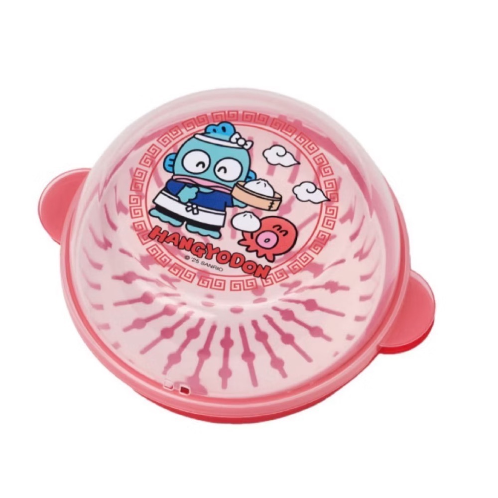 三麗鷗賞 人魚漢頓 四十週年 中華料理 一番賞 2025 Sanrio 醜魚吊飾 餃子皿 餐具組 微波蒸籠 吊飾-規格圖1