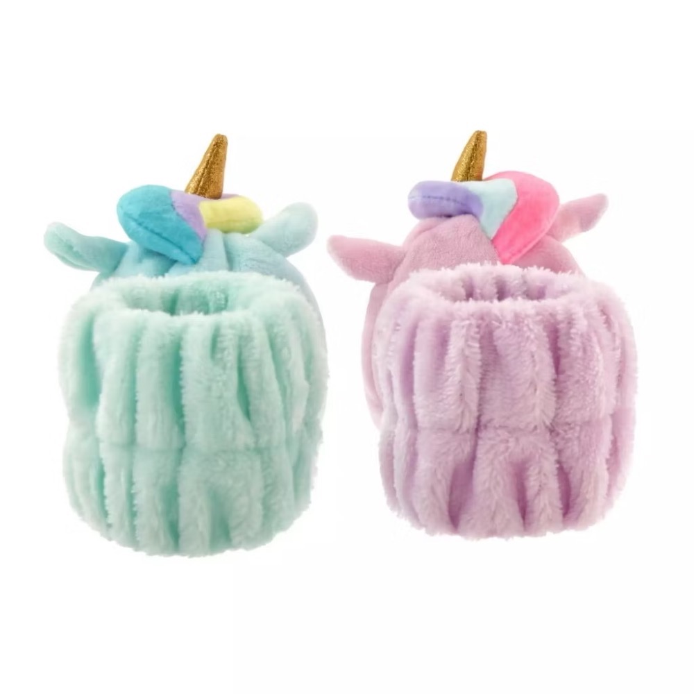 日本迪士尼 獨角獸 奇奇蒂蒂 吸水毛巾腕帶 吸水護腕 洗臉護腕-細節圖3